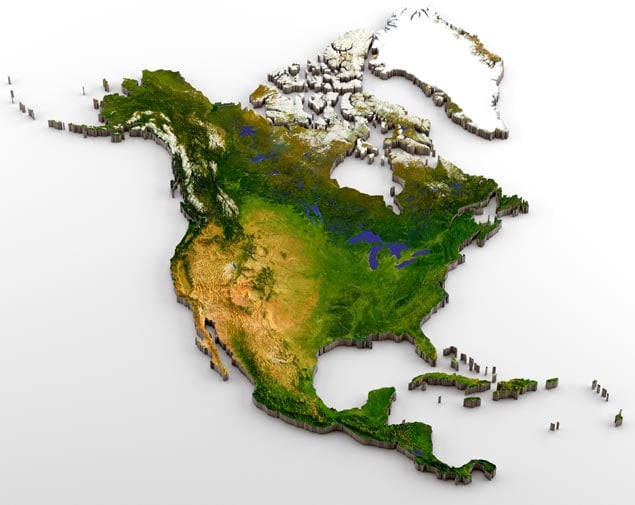 Map-North-America