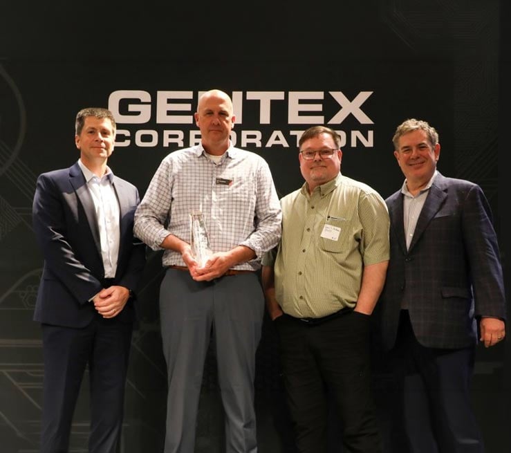 Boyd Receives Gentex Award 739x655 1