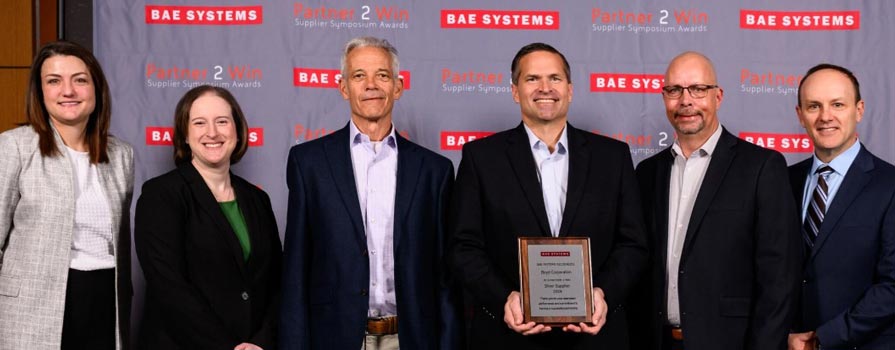 Boyd Recognized with Silver Tier Partner 2 Win Award from BAE Systems Boyd Recognized with Silver Tier Partner 2 Win Award from BAE Systems