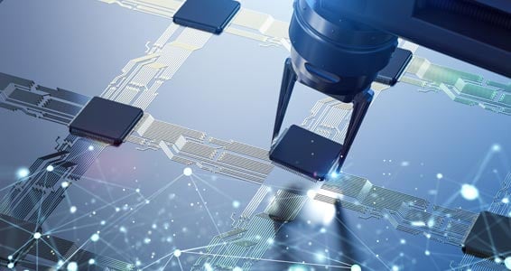 A-robotic-arm-installing-a-semiconductor