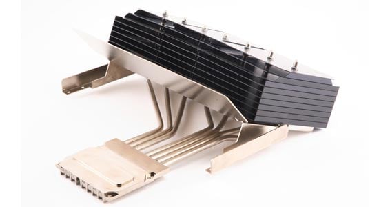 Heat Pipe Assembly with fins